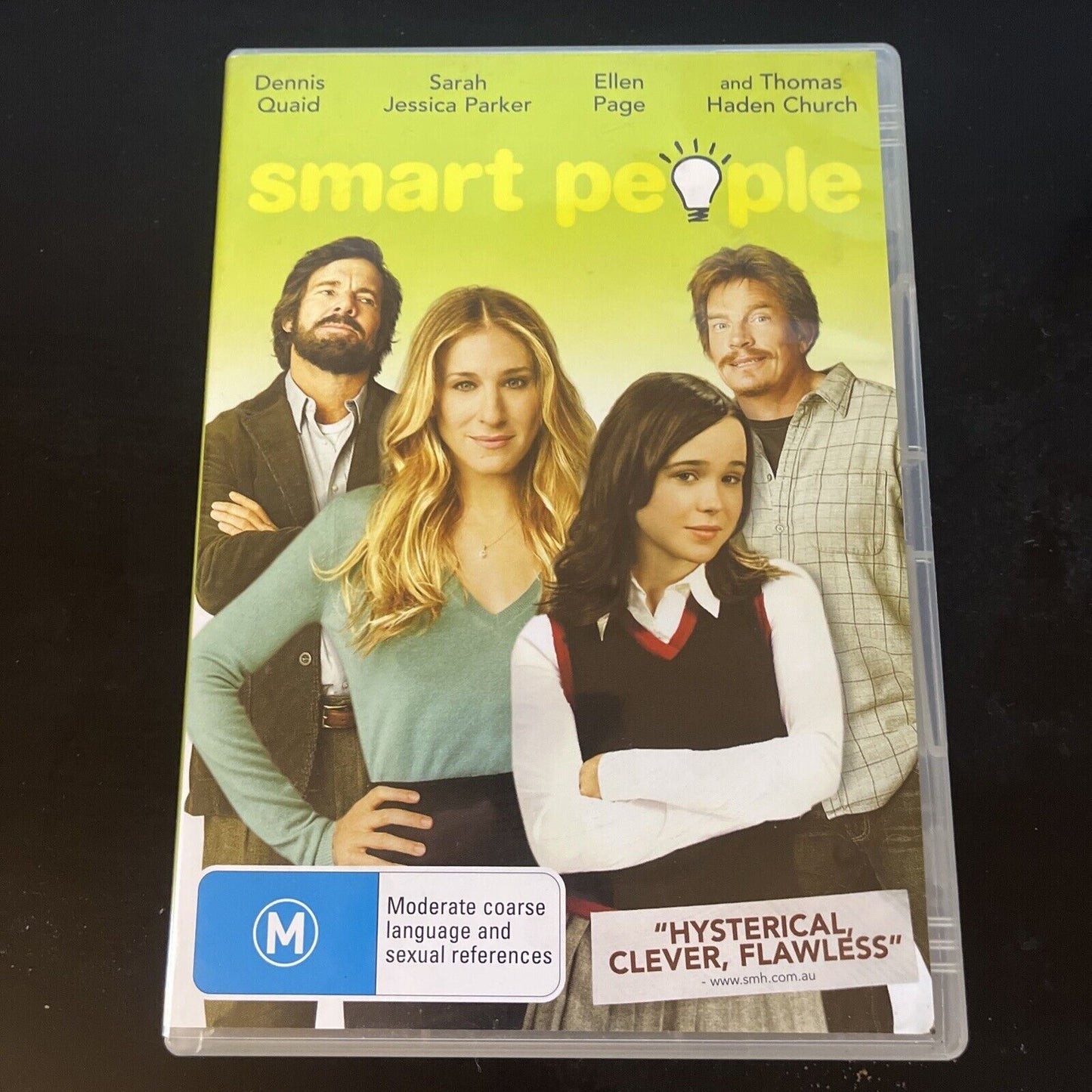 Smart People (DVD, 2008) Dennis Quaid, Sarah Jessica Parker, Ellen Page Region 4
