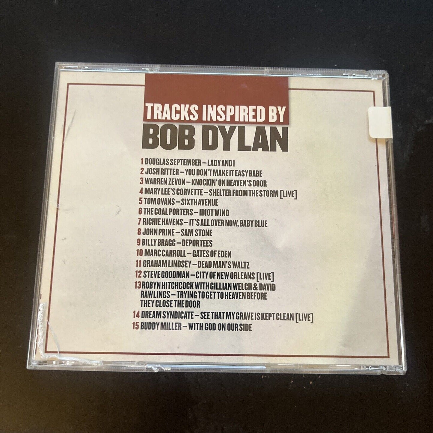 UNCUT MASTERS - Tracks Inspired By Bob Dylan (CD, 2005) Album