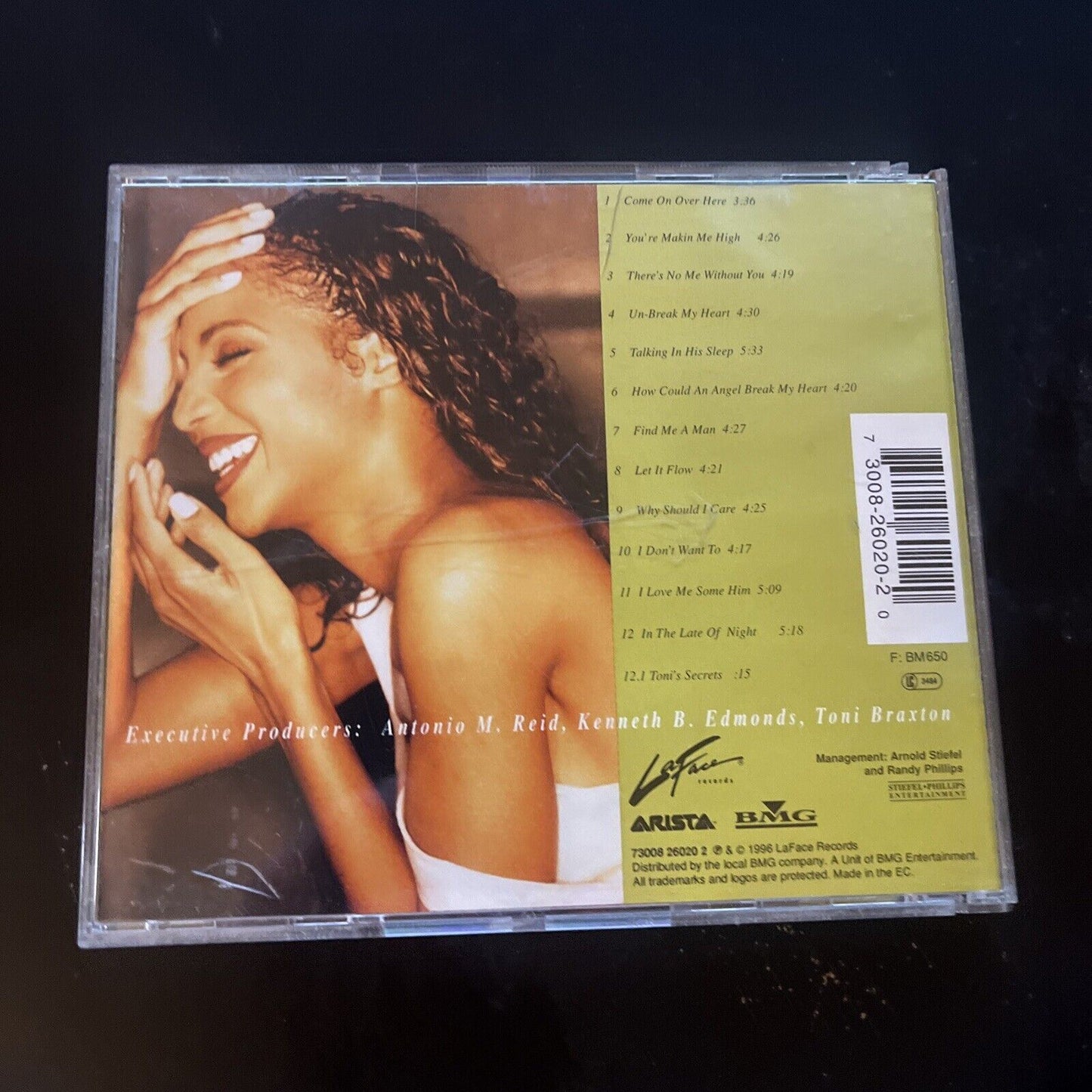 Toni Braxton - Secrets (CD, 1996)