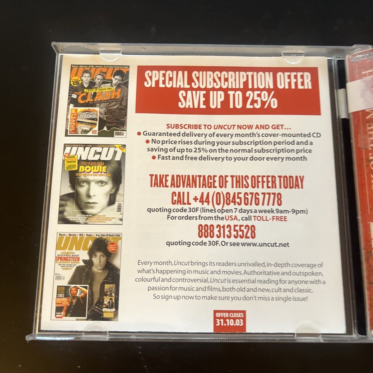 Uncut Magazine - Pick of the Month 2003 09 (CD, 2003)