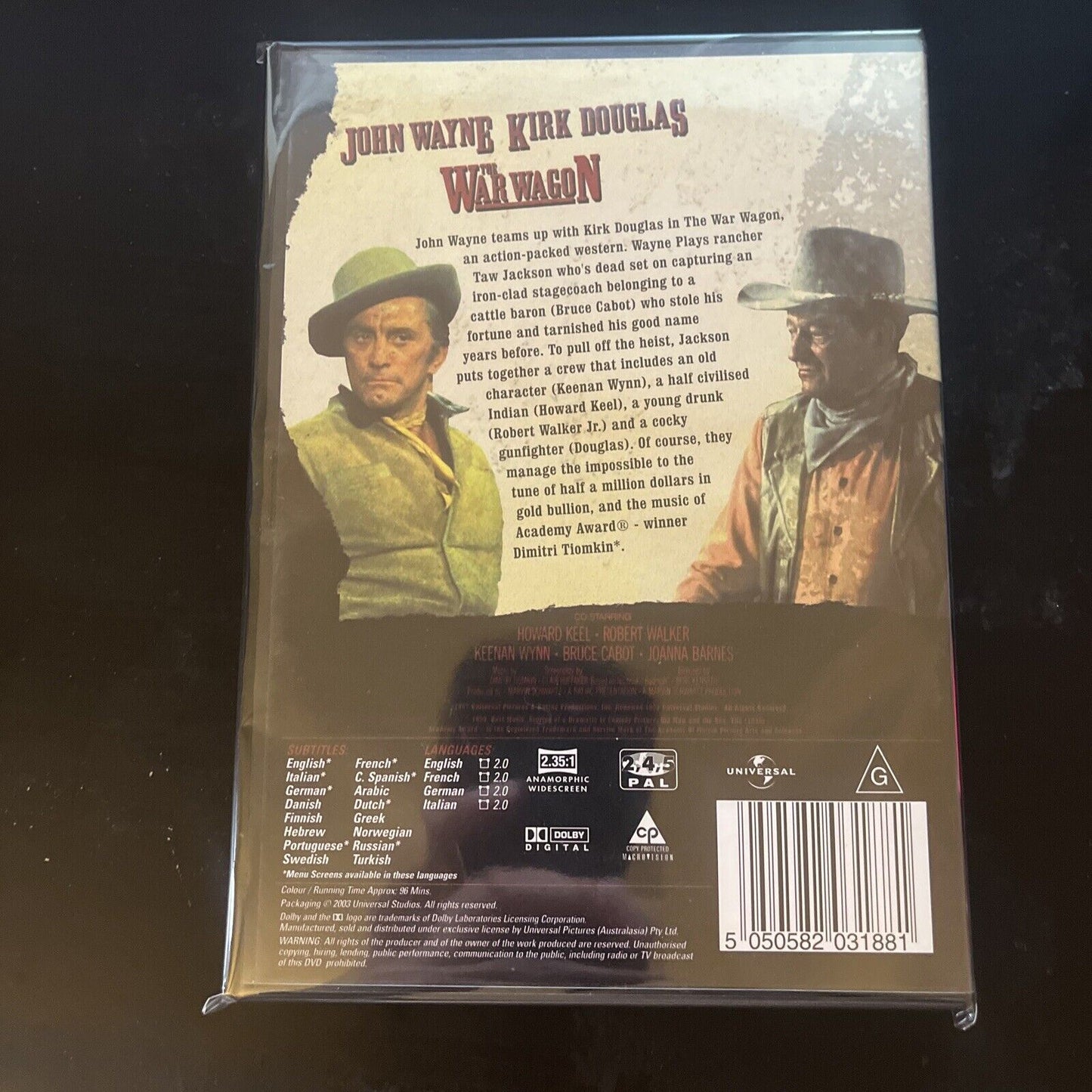 The War Wagon (DVD, 1967) John Wayne, Kirk Douglas, Howard Keel, NEW Region 4 &2