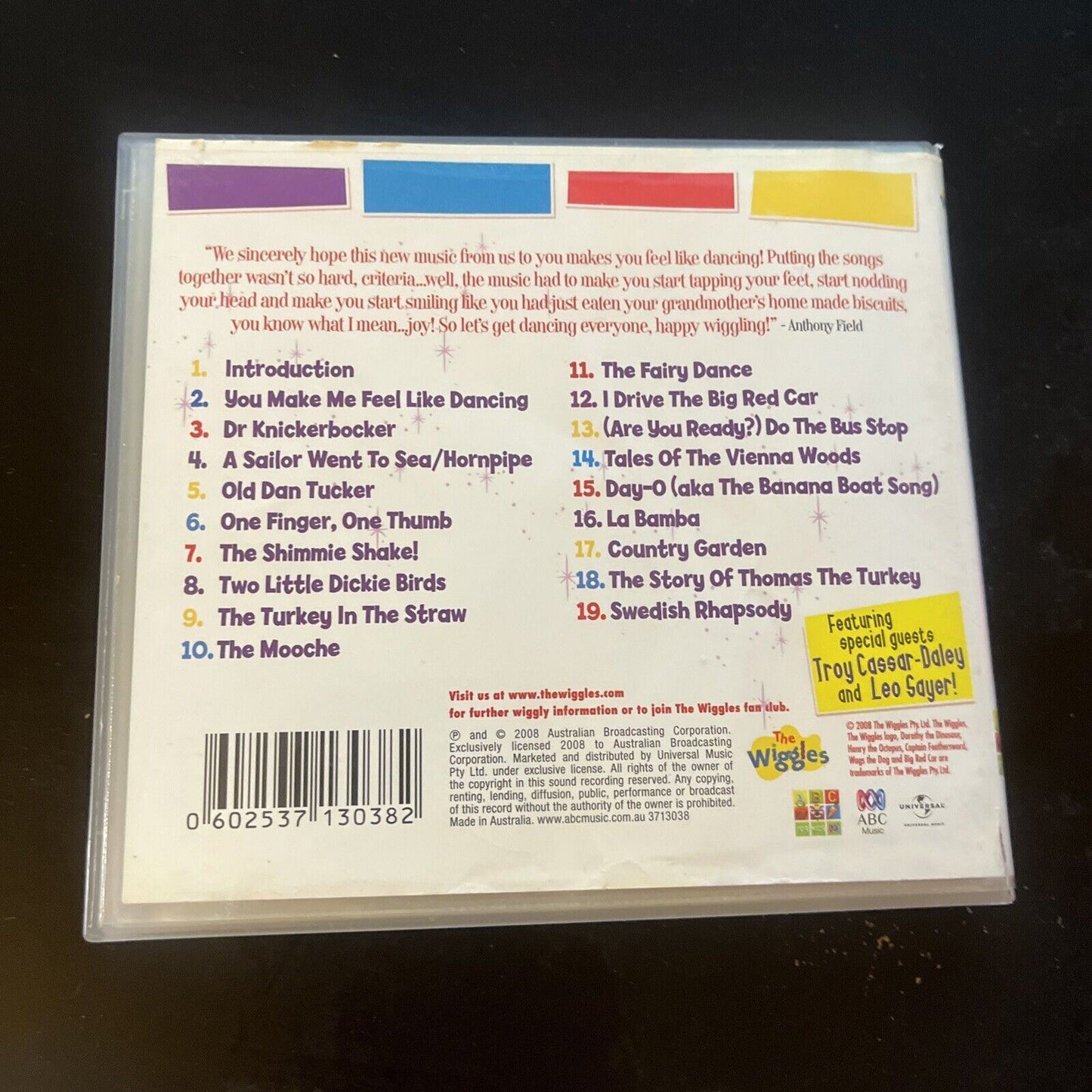 The Wiggles ‎– You Make Me Feel Like Dancing (CD, 2008)