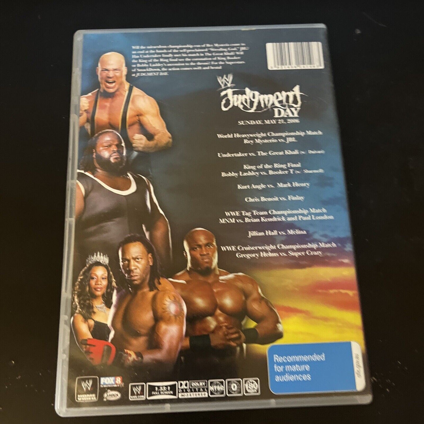 WWE - Judgement Day (DVD, 2006) Kurt Angle, Chris Benoit, All Regions