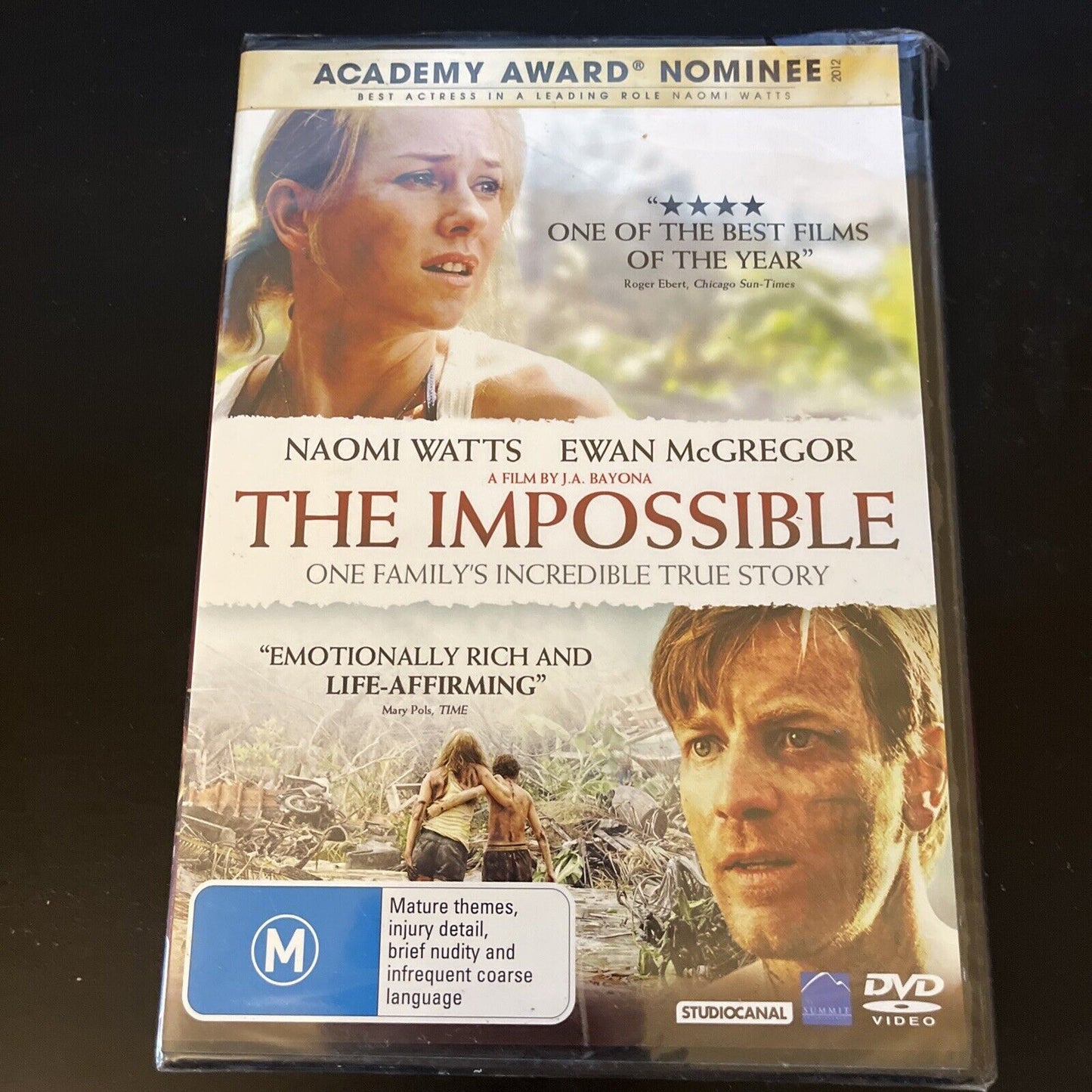 *New Sealed* The Impossible (DVD, 2012) Naomi Watts, Ewan McGregor, Region 4