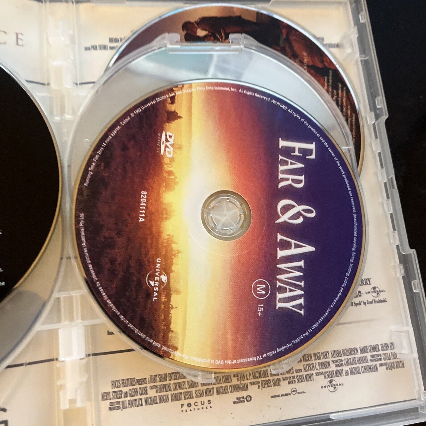 Pride & Prejudice, Shakespeare In Love, Far and Away, Out of Africa, Evening DVD