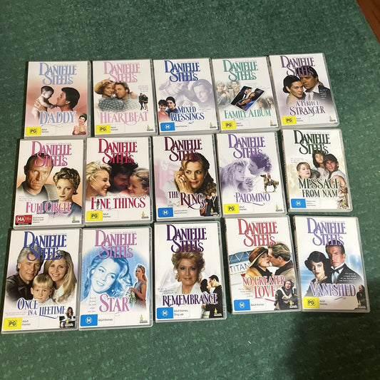 15x Danielle Steel's DVDs Romance Drama Region 4