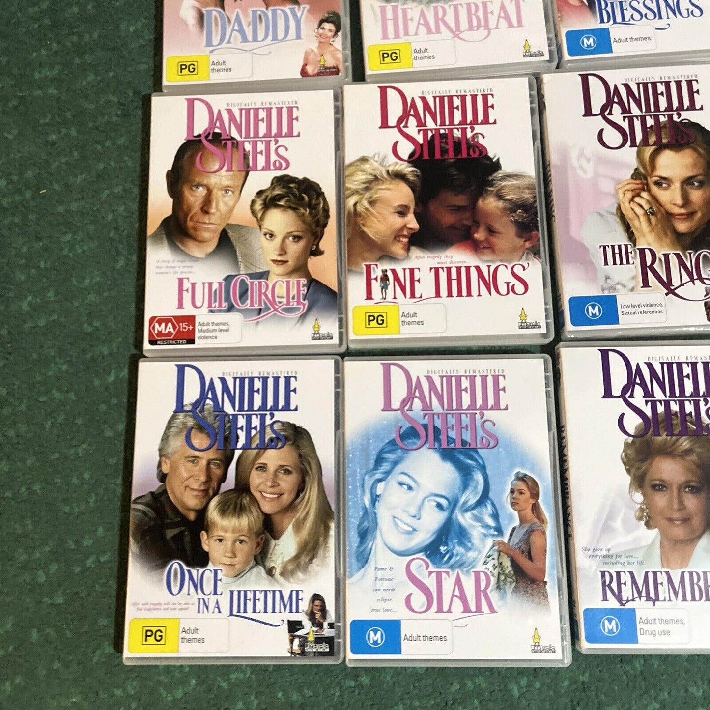 15x Danielle Steel's DVDs Romance Drama Region 4
