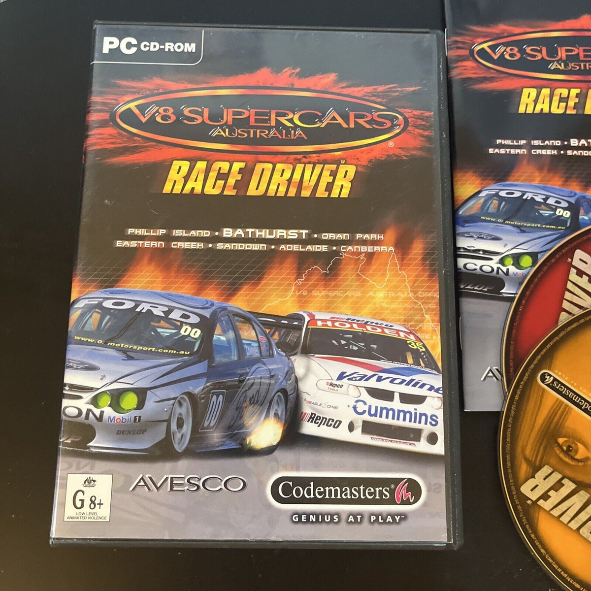 Car Racing Cd V8 Supercars Australia Race Driver PC CDROM – Retro Unit