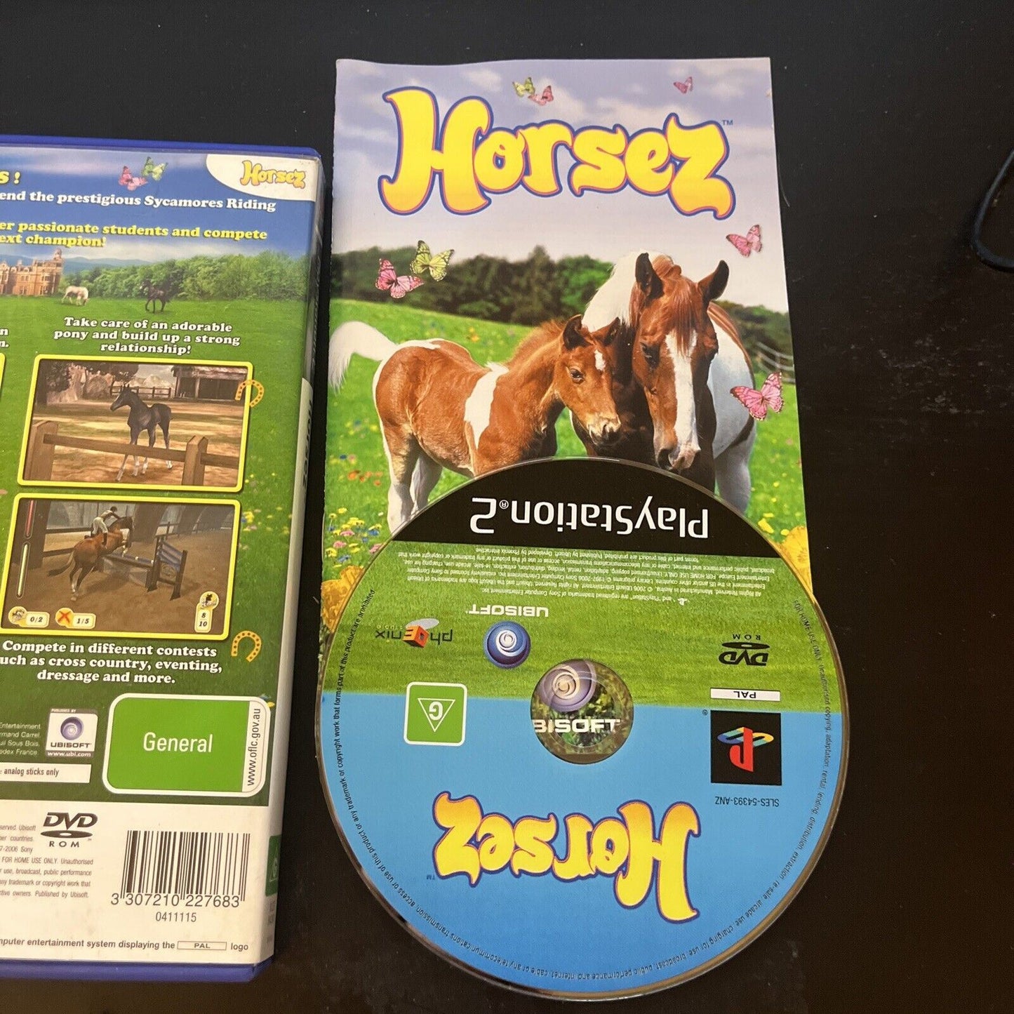 Horsez PS2 PlayStation 2 Game + Manual PAL