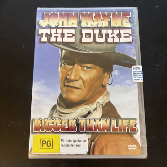 *New Sealed* John Wayne: The Duke - Larger Than Life (DVD, 2005) All Regions.