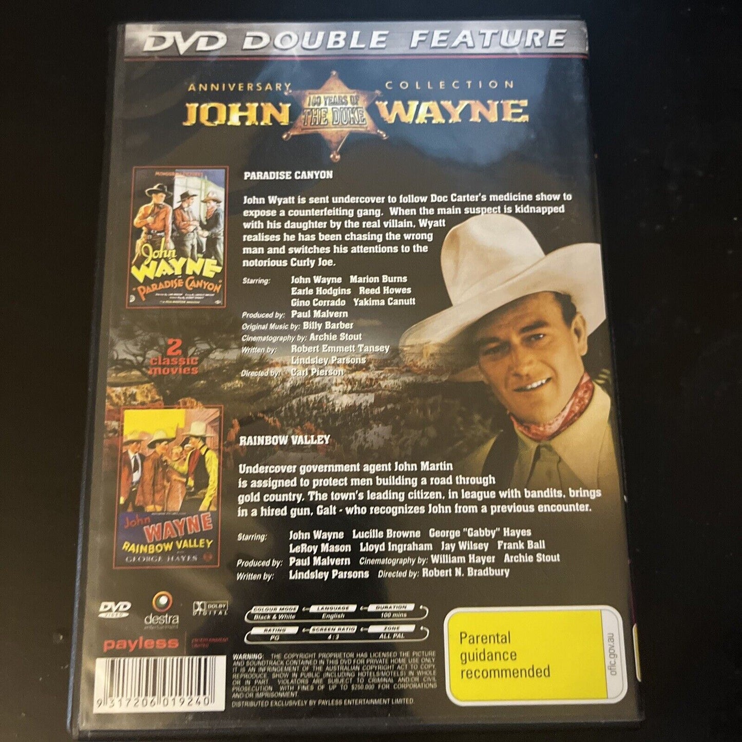 Paradise Canyon / Rainbow Valley (DVD) All Regions