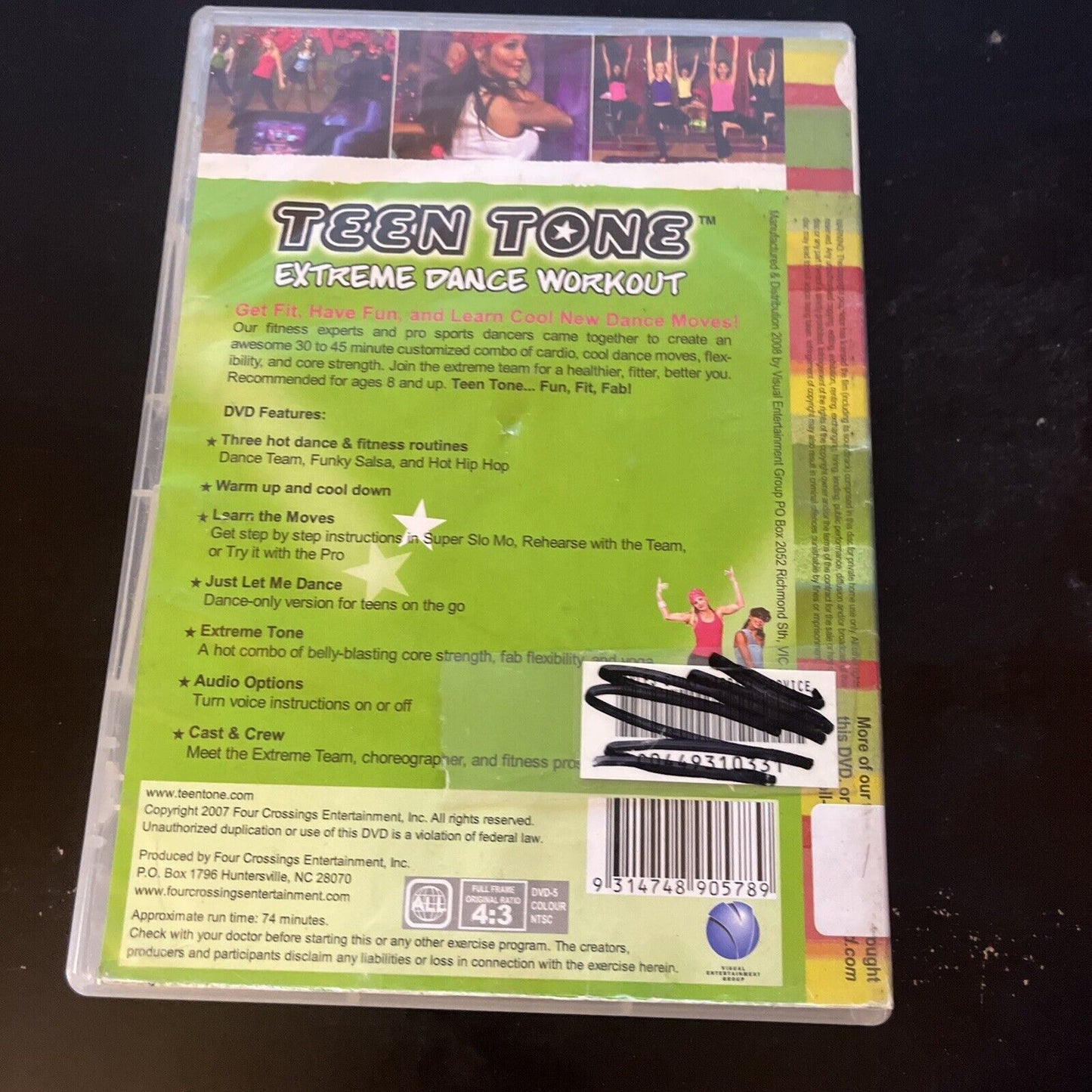 Teen Tone - Extreme Dance Workouts (DVD, 2008) All Regions