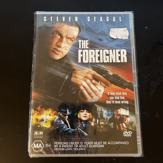 *New Sealed* The Foreigner (DVD, 2002) Steven Seagal, Max Ryan, Region 4