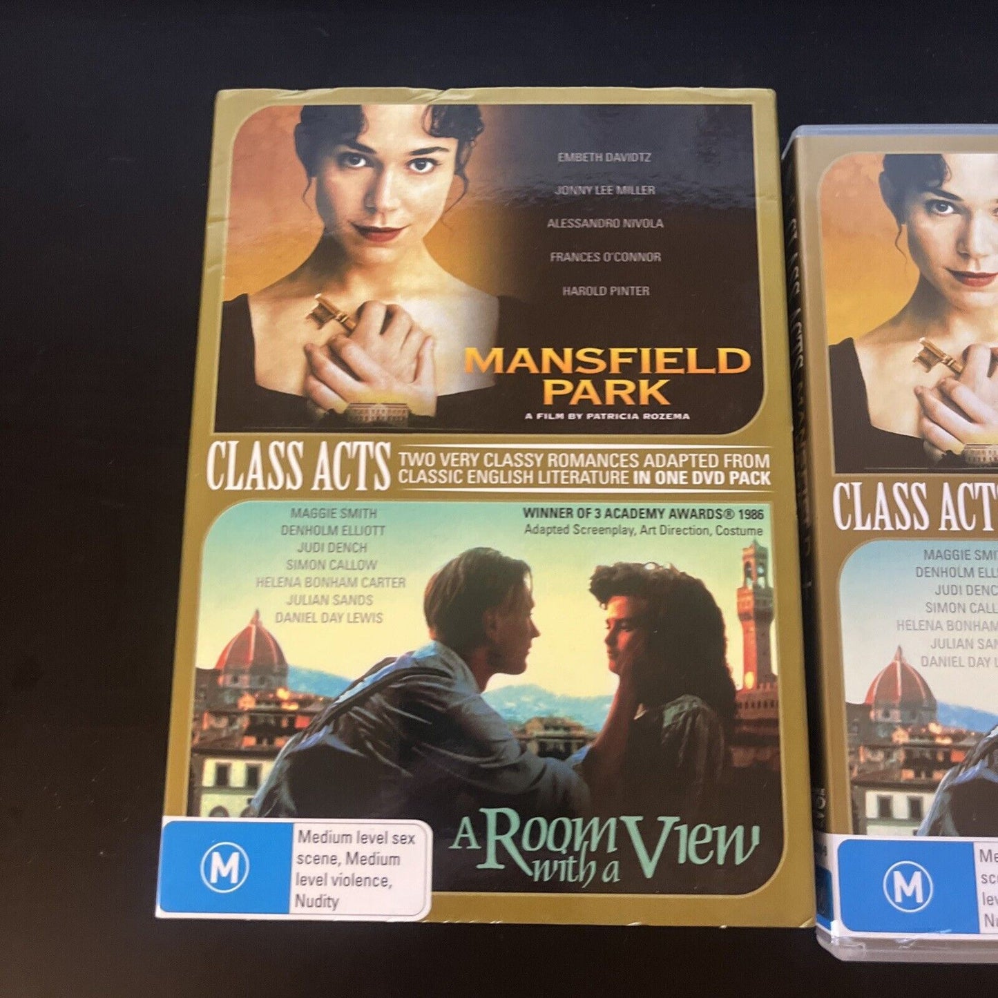 A Room With A View / Mansfield Park (DVD, 2-Disc) Frances O'Connor Region 4