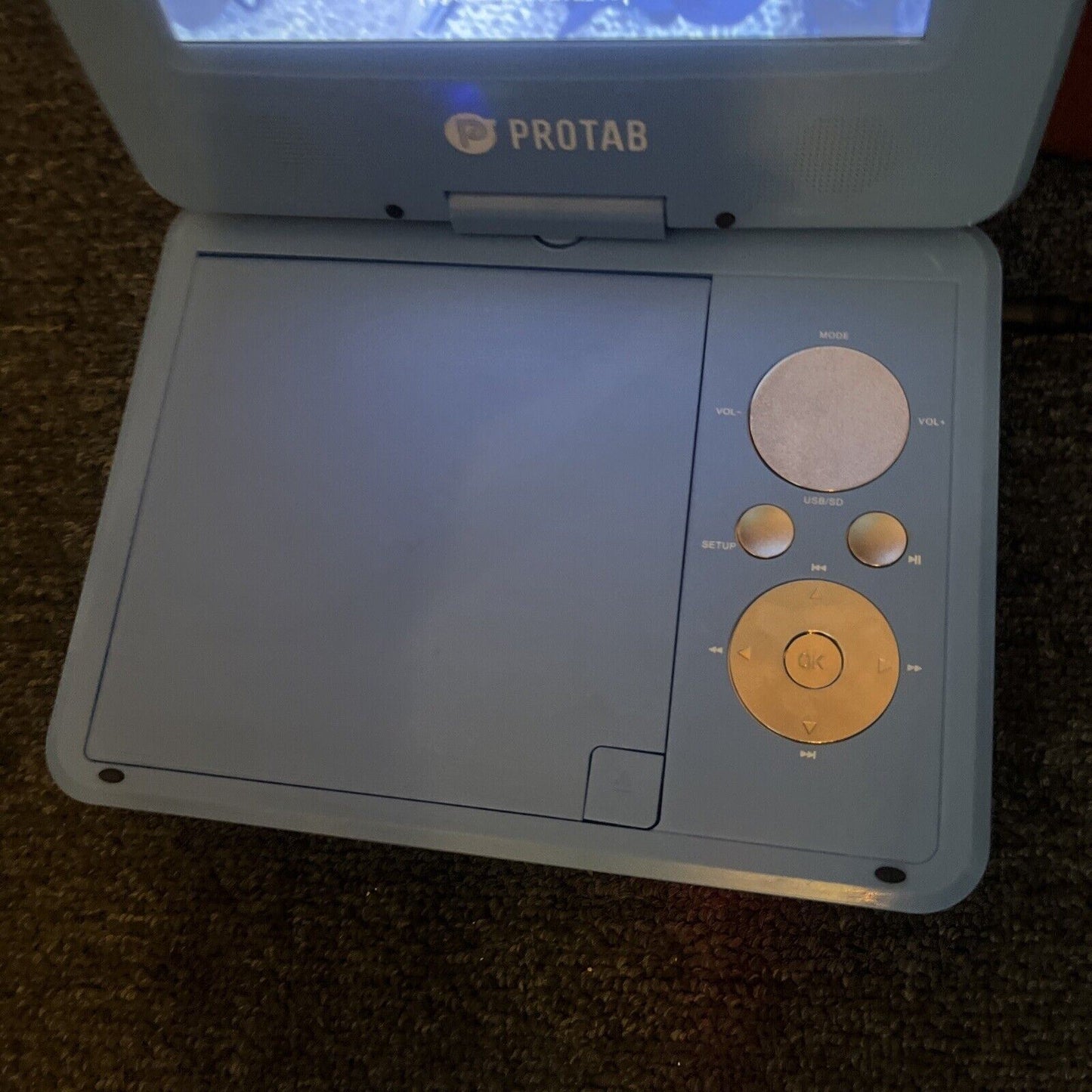 Protab 7" Potable DVD Player PTBPD7BLU Multi-Region Player