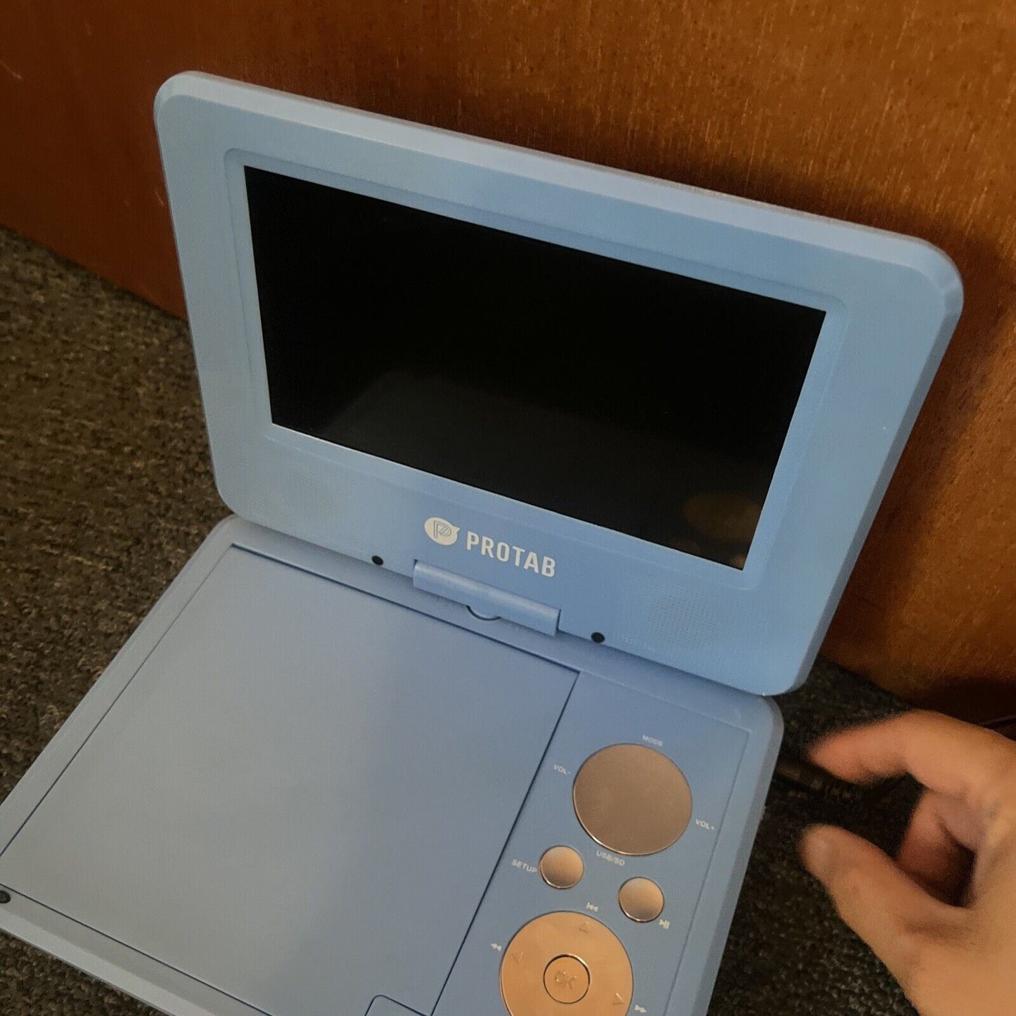 Protab 7" Potable DVD Player PTBPD7BLU Multi-Region Player