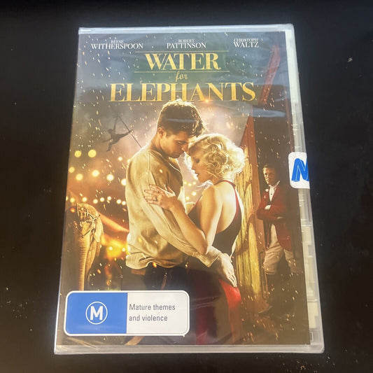 *New Sealed* Water For Elephants (DVD, 2011) Reese Witherspoon, Region 4