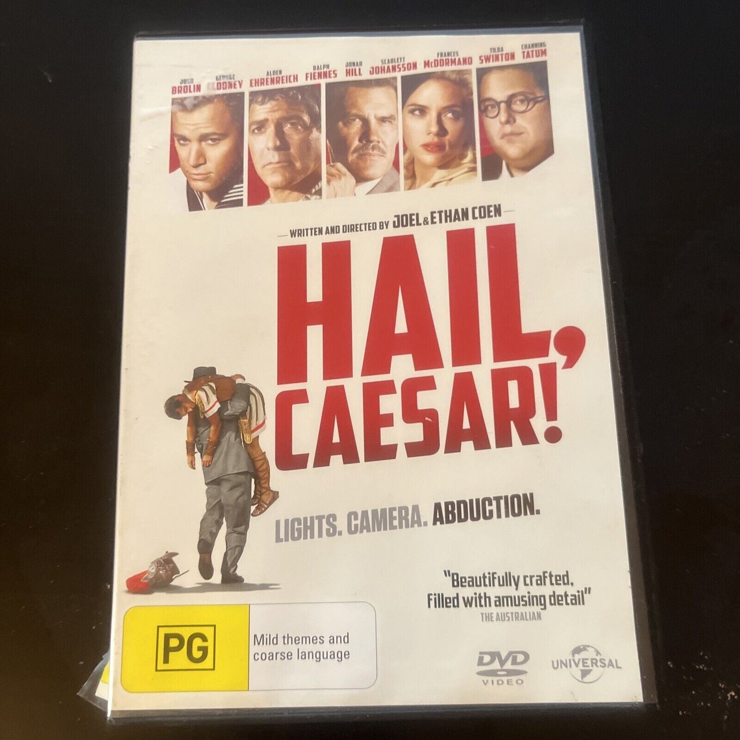 Hail, Caesar! (DVD, 2016) Josh Brolin, George Clooney, Ralph Fiennes Region 4&2