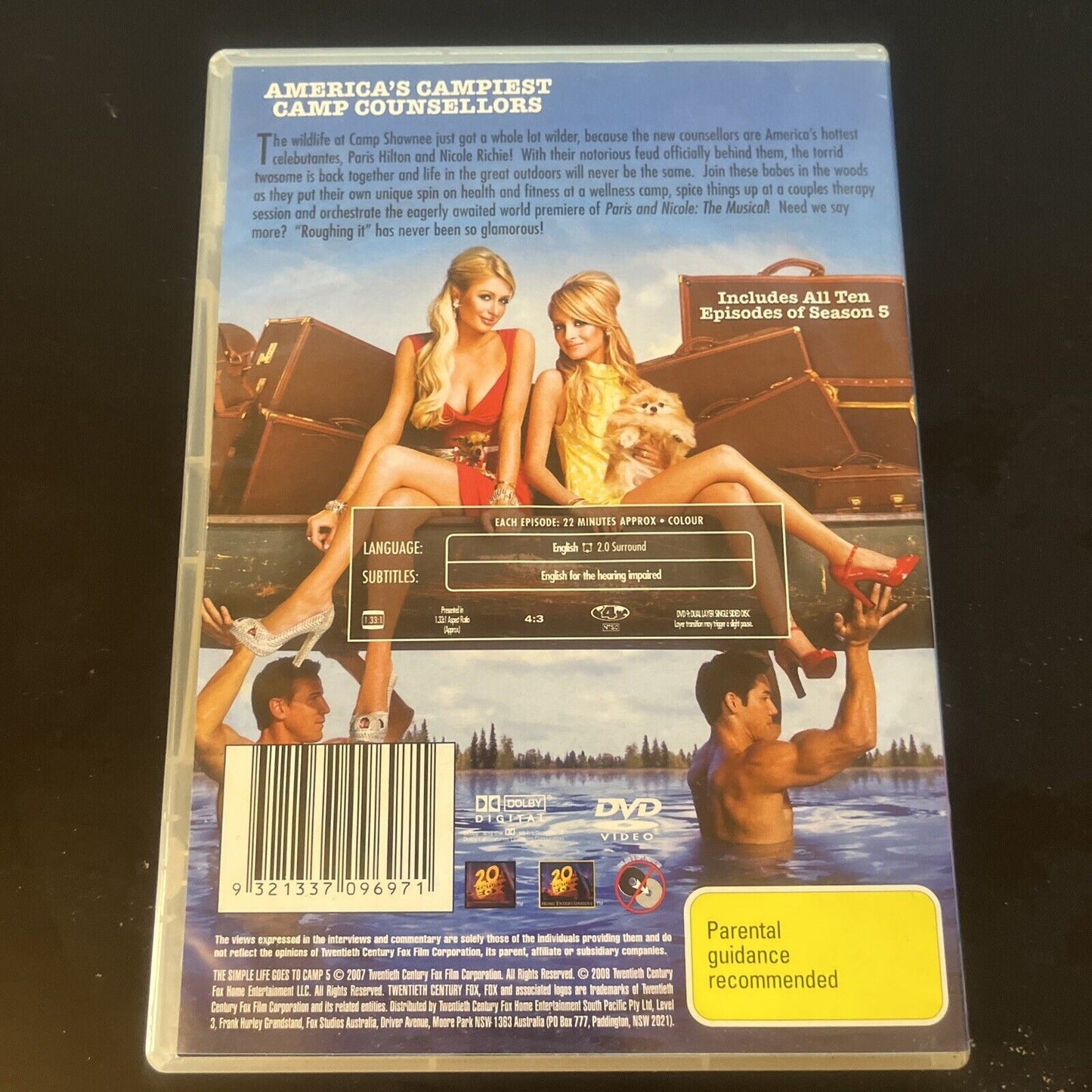 The Simple Life: Season 5 (DVD, 2004, 2-Disc) Paris Hilton, Region 4