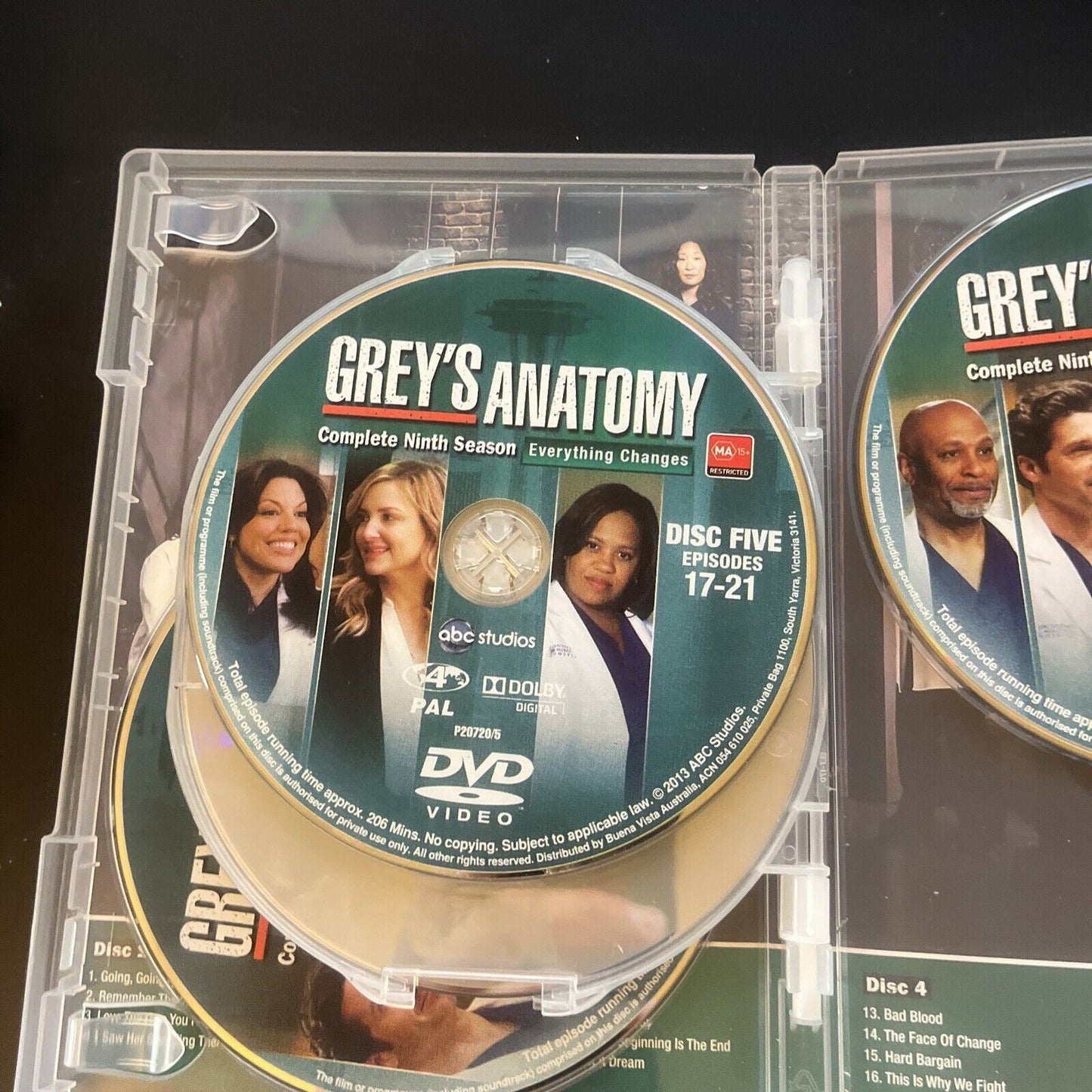 Grey's Anatomy : Season 9 (DVD, 2012, 6-Disc) Region 4