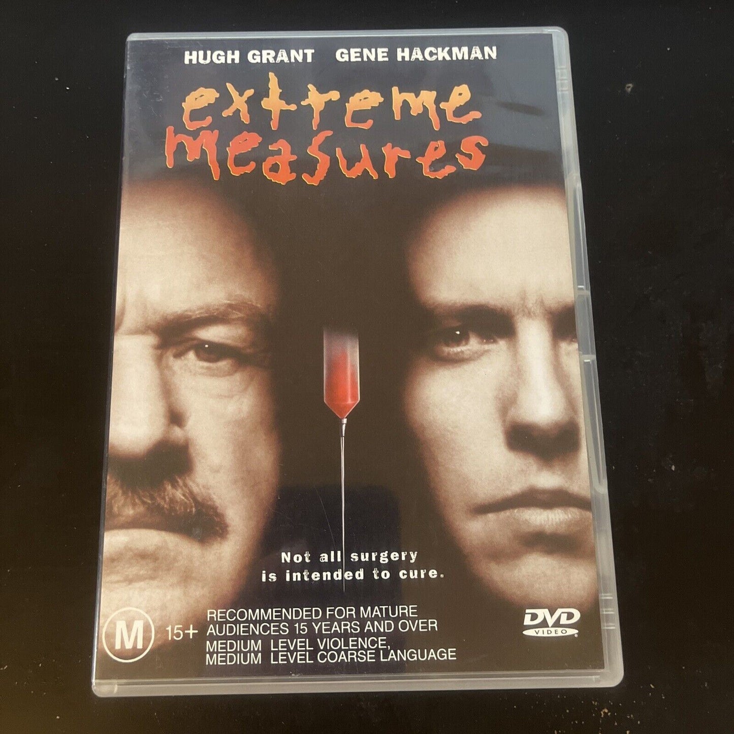 Extreme Measures (DVD, 1996) Hugh Grant, Gene Hackman, Region 4