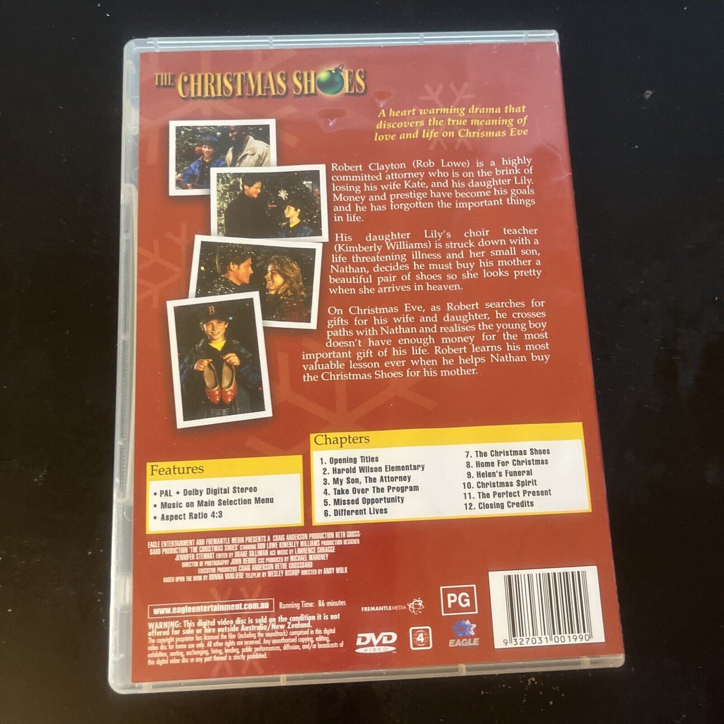 The Christmas Shoes (DVD, 2003) Rob Lowe, Kimberley Williams Region 4