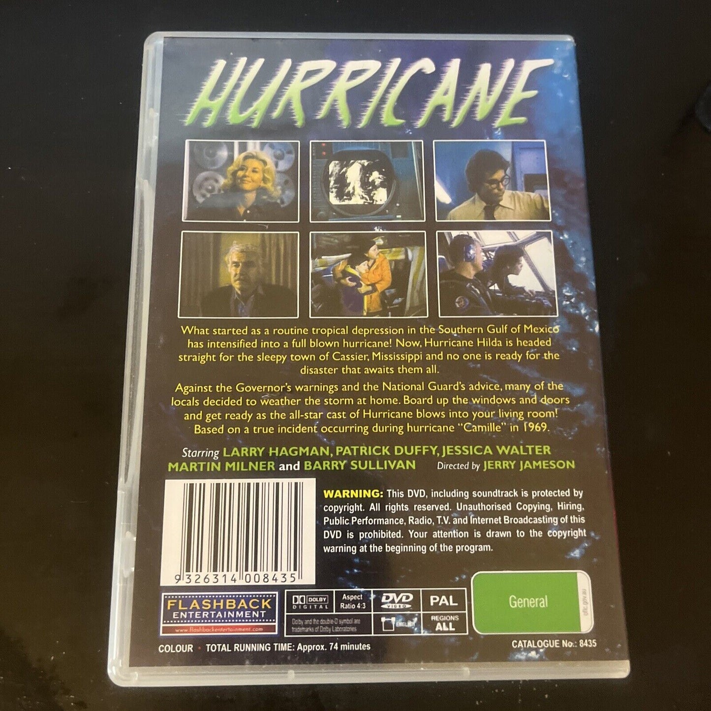 Hurricane (DVD, 1974) Larry Hangman, Patrick Duffy All Regions