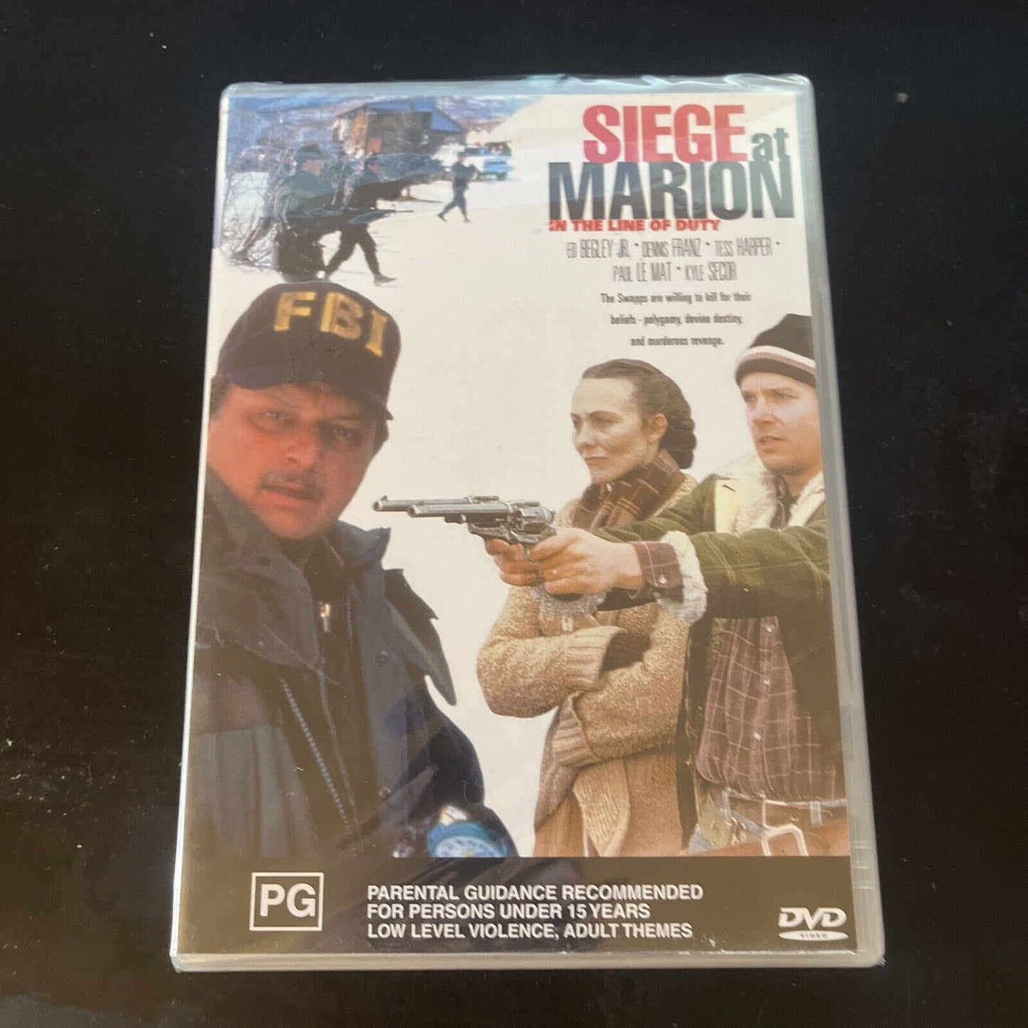 In The Line Of Duty - Siege At Marion (DVD, 1992) Ed Begley Jr., NEW Region 4