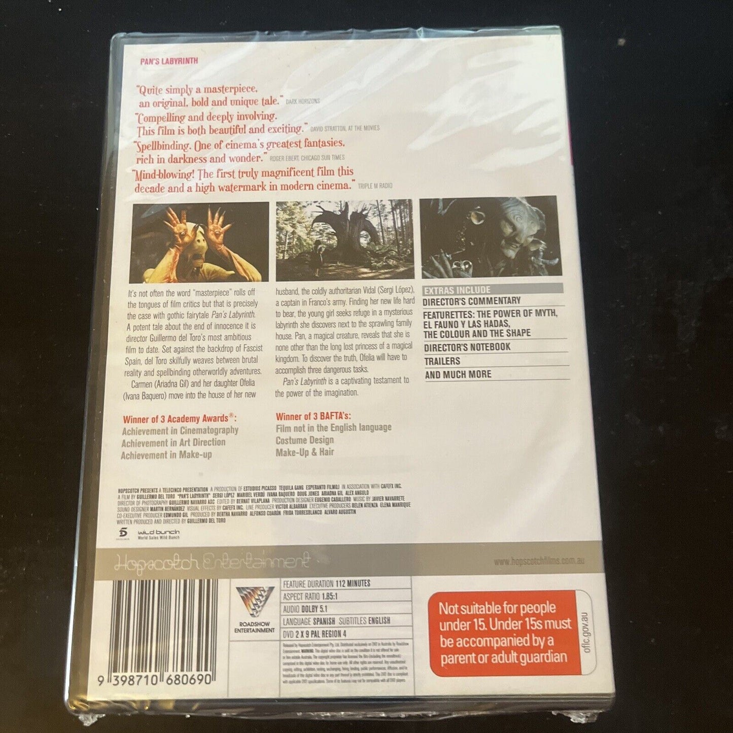 Pan's Labyrinth (DVD, 2006) Ariadna Gil, Ivana Baguero NEW Region 4