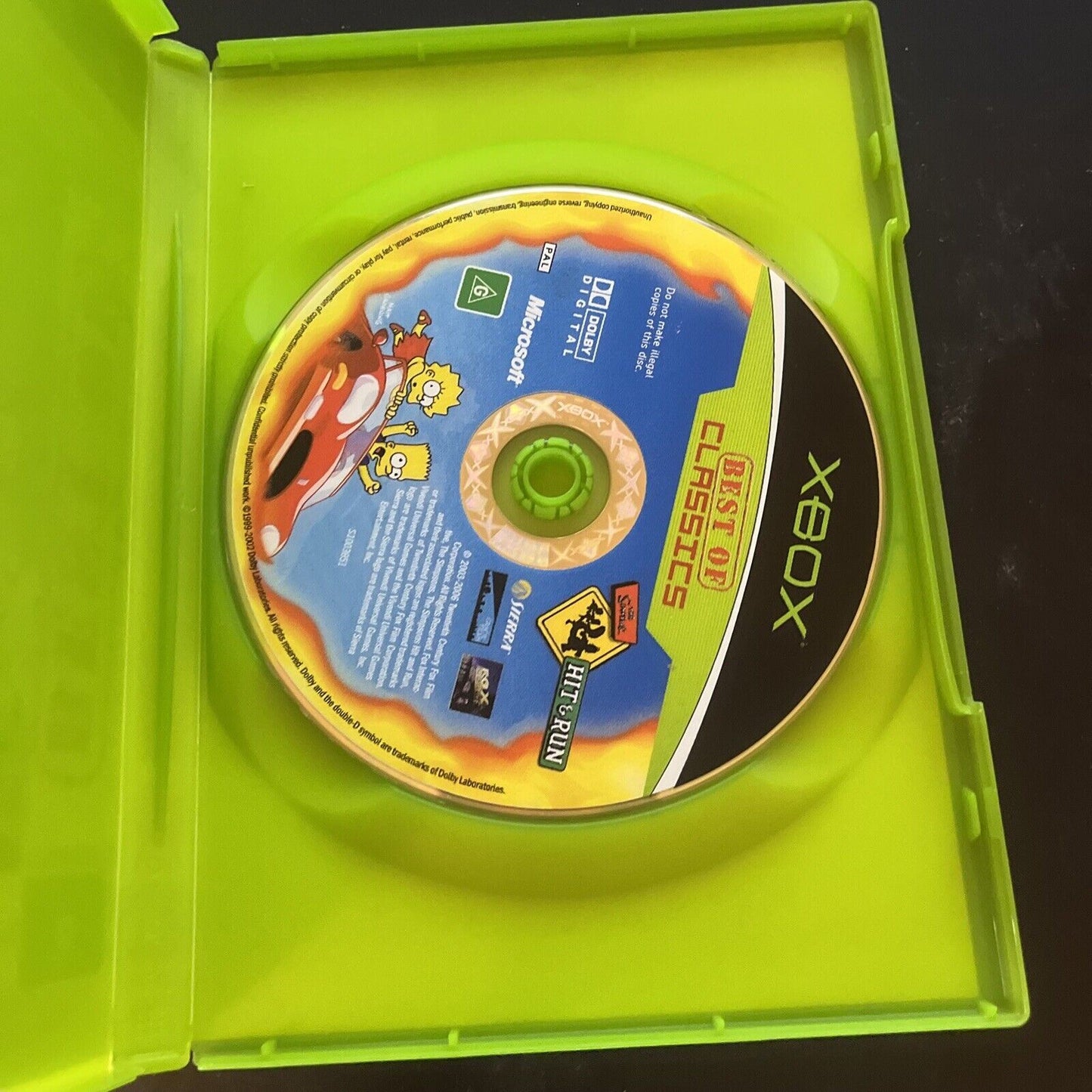 The Simpsons Hit & Run Xbox Original PAL