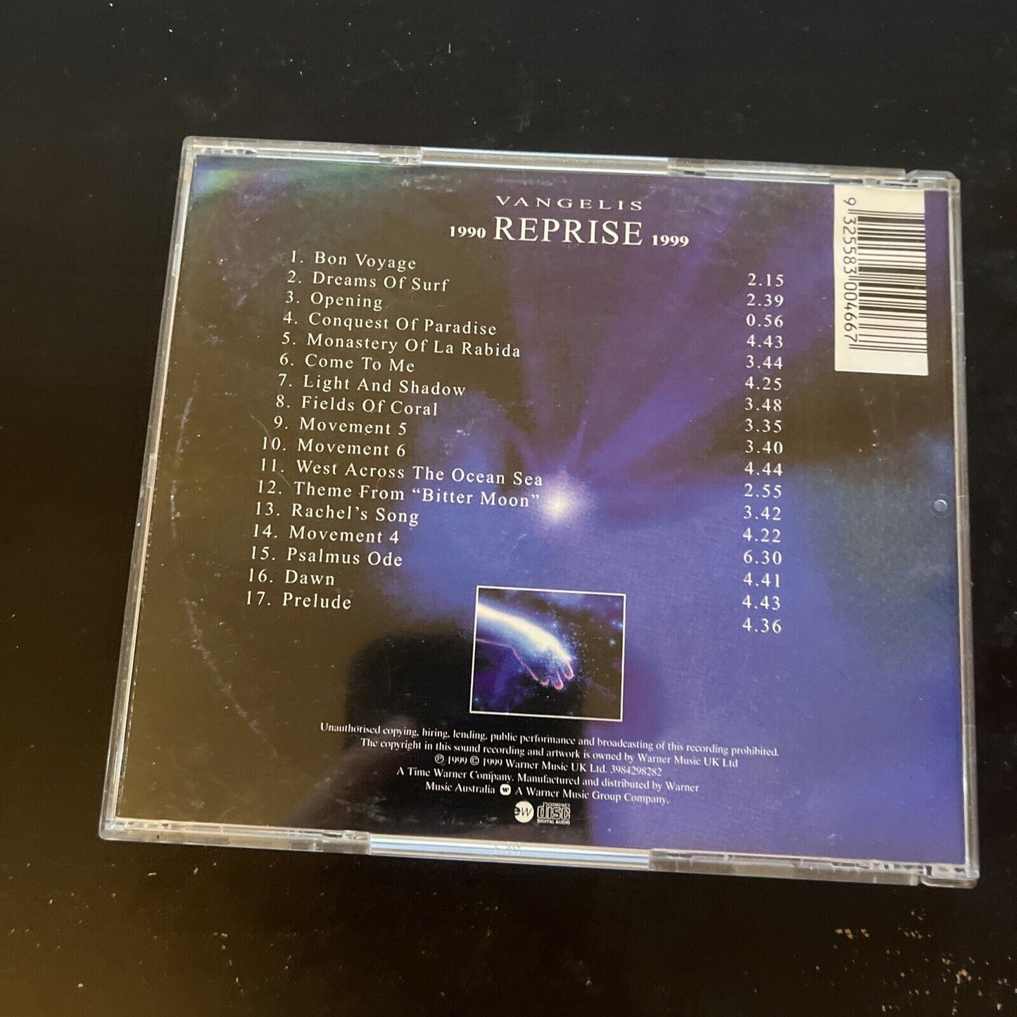 Vangelis - Reprise 1990-1999 (CD, 1999)