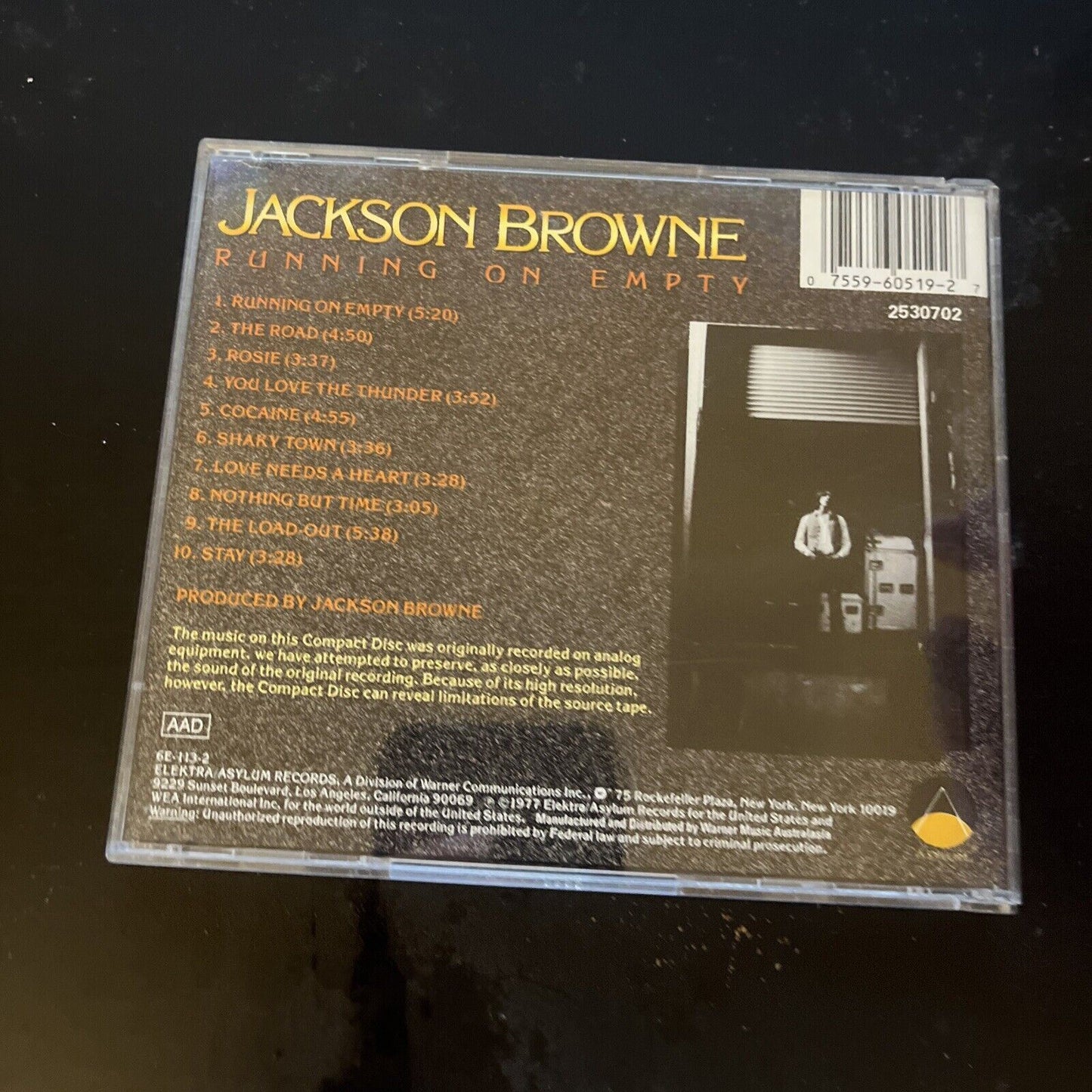 Jackson Browne - Running on Empty (CD, 1977)