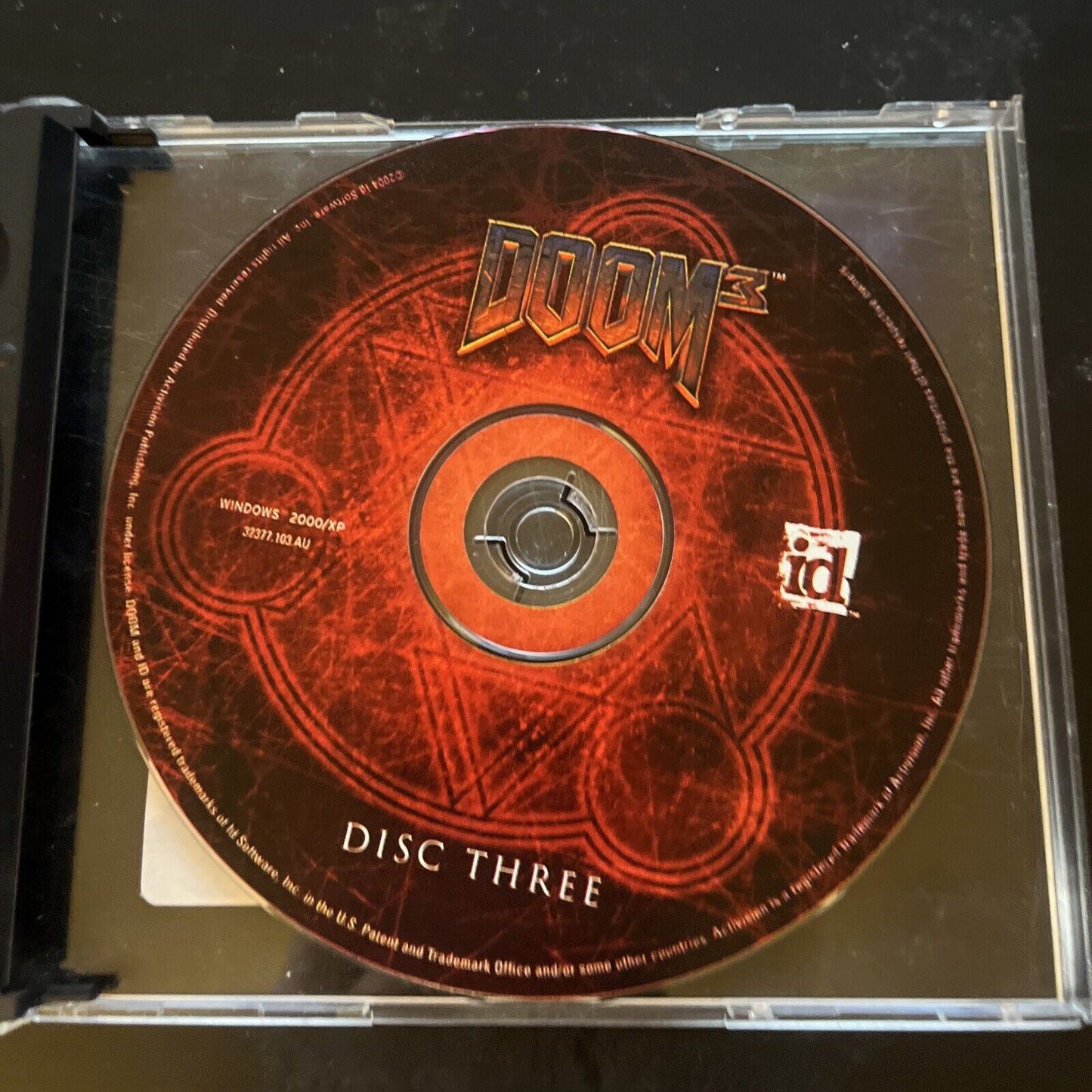 Doom 3 PC CDROM Windows XP