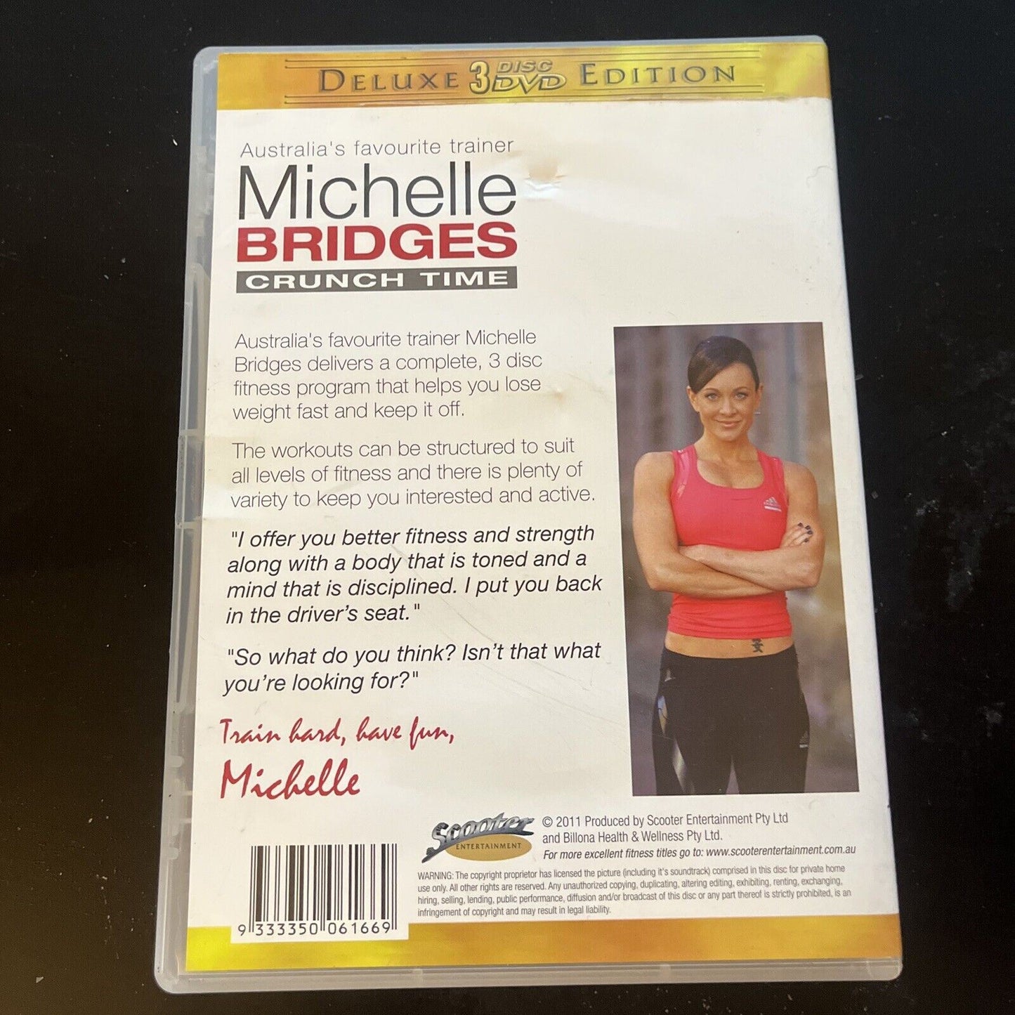 Michelle Bridges : Crunch Time 3-Disc Deluxe Edition (DVD, 2011) All Regions
