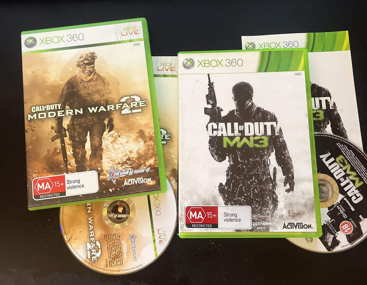 Call of Duty Modern Warfare 2 & 3 - Microsoft Xbox 360 with Manual PAL