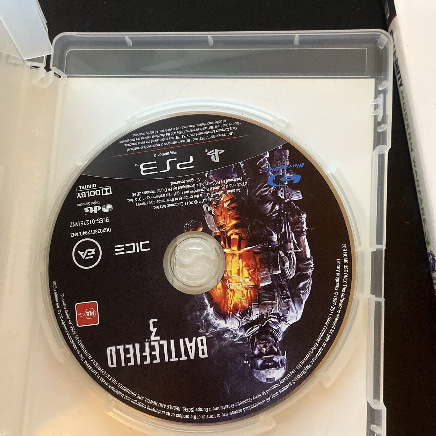 Call of Duty Modern Warfare 3 /  Battlefield 3 Sony Playstation 3 PS3