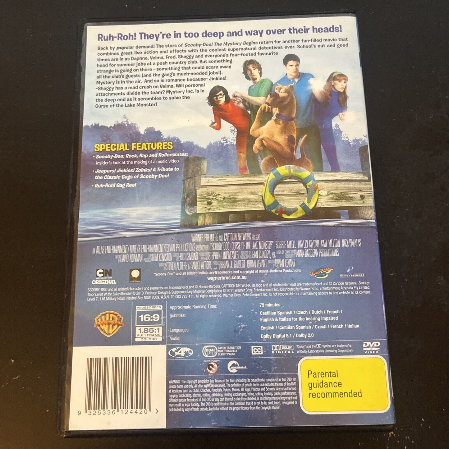 Scooby Doo Curse of the Lake Monster  (DVD, 2011) Region 4 NEW