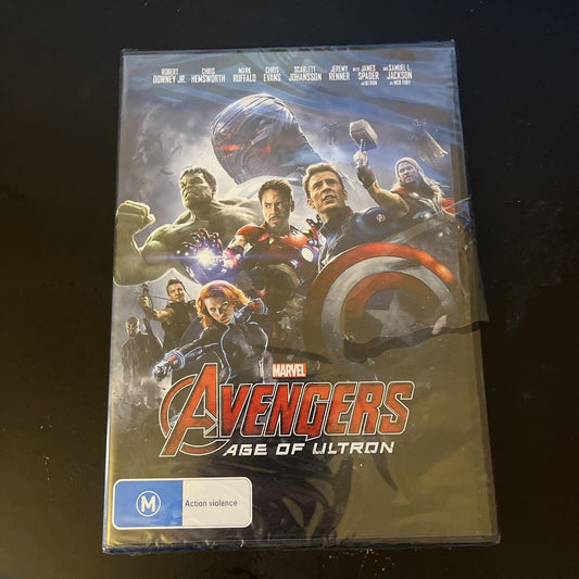 *New Sealed* Avengers - Age Of Ultron (DVD, 2015) Region 4