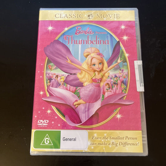 *New Sealed* Barbie Thumbelina  (DVD, 2008) Region 4 &2