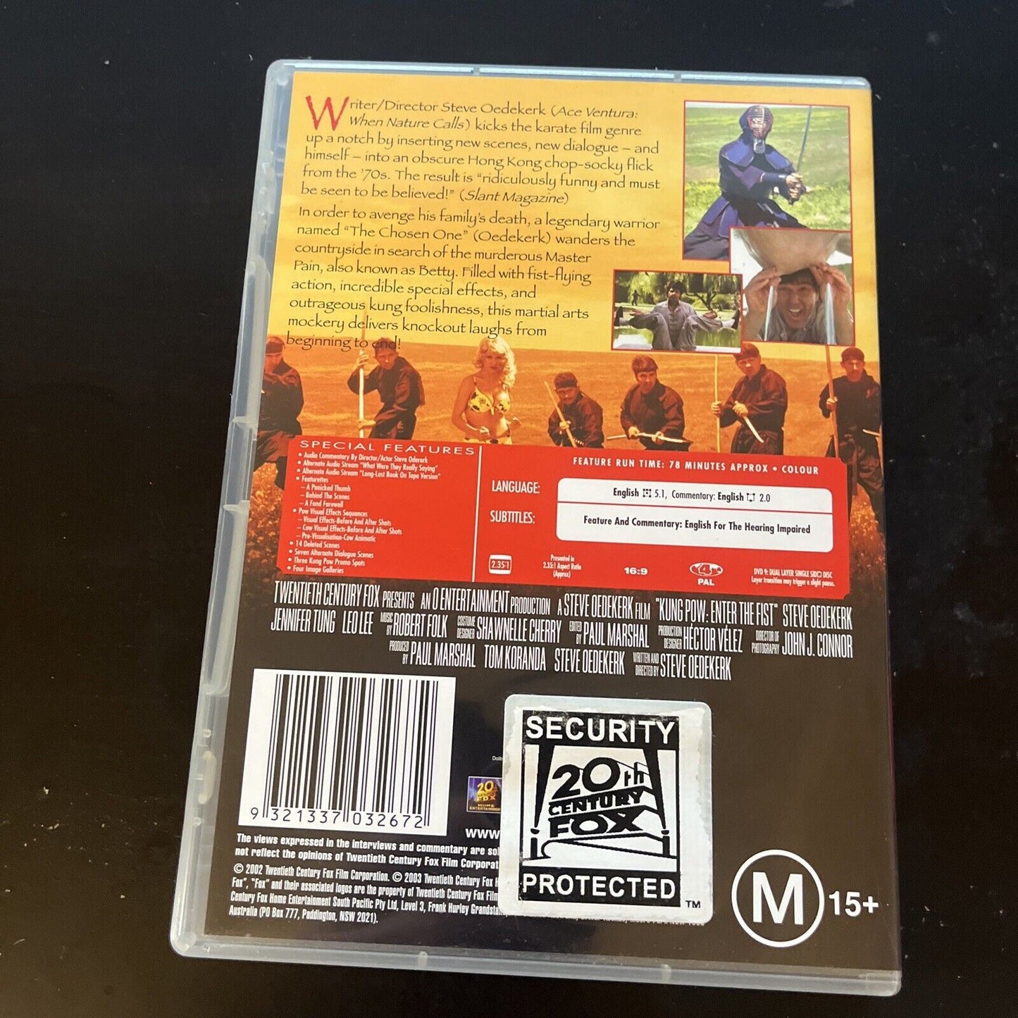 Kung Pow - Enter The Fist  (DVD, 2001) Region 4