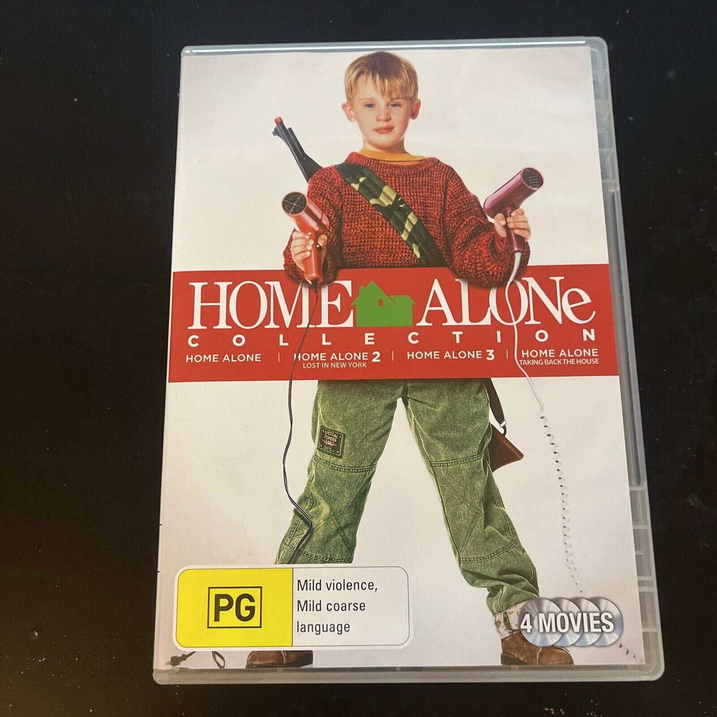 Home Alone Collection 1,2,3,4 (DVD, 1990, 4-Disc) Region 4