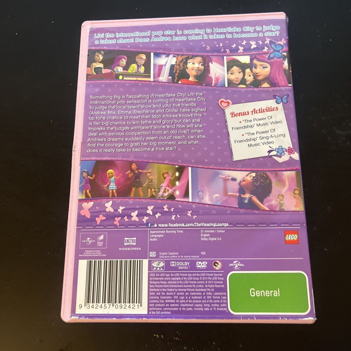 Lego Friends: Andrea's Big Moment, The Grand Hotel, Girlz 4 Life DVD Region 4 &2