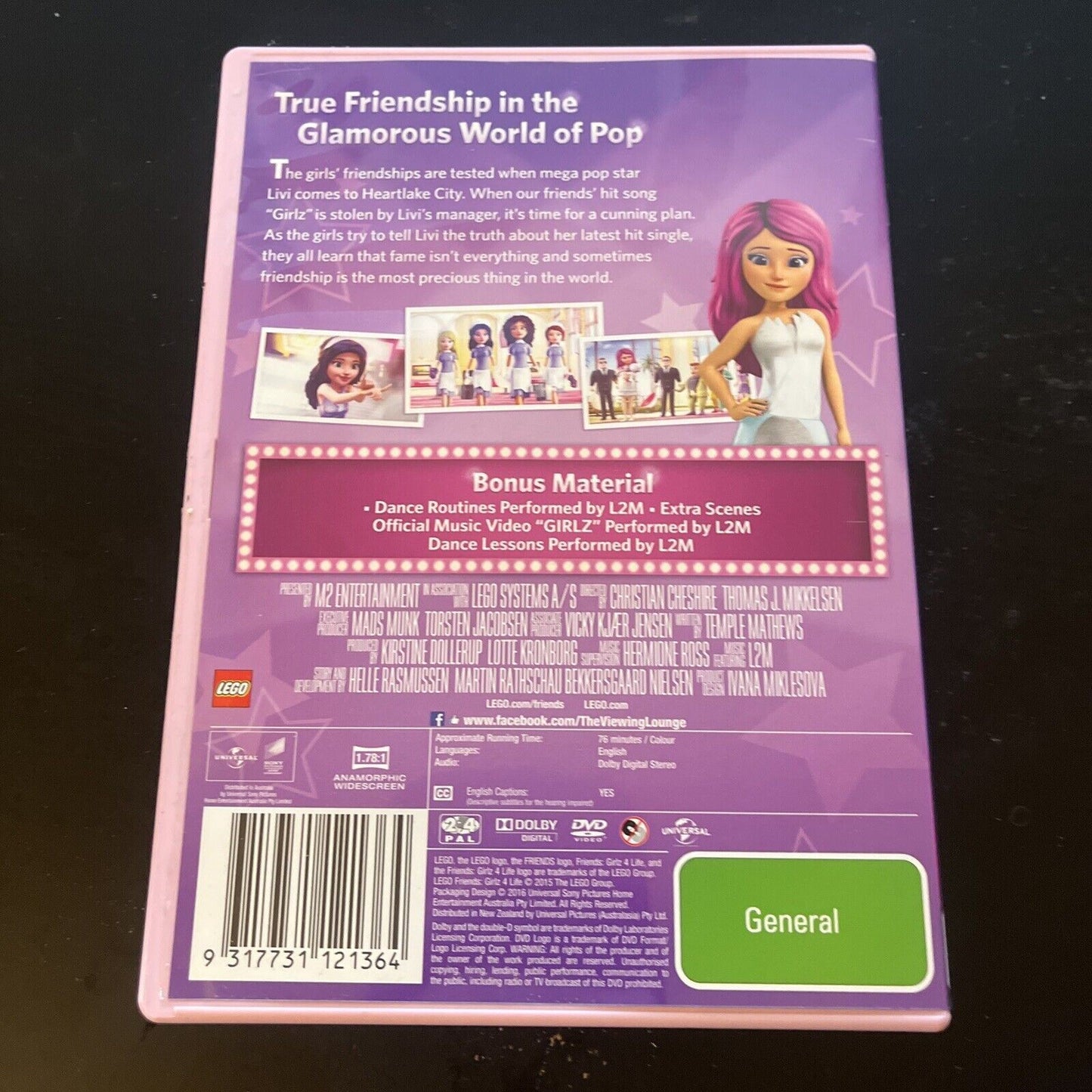 Lego Friends: Andrea's Big Moment, The Grand Hotel, Girlz 4 Life DVD Region 4 &2