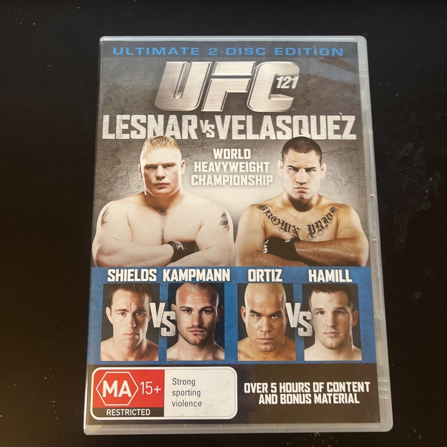 UFC MMA Collection 121, 122, 86, 87, 119 (DVD, 2010, 10-Disc) Region 4