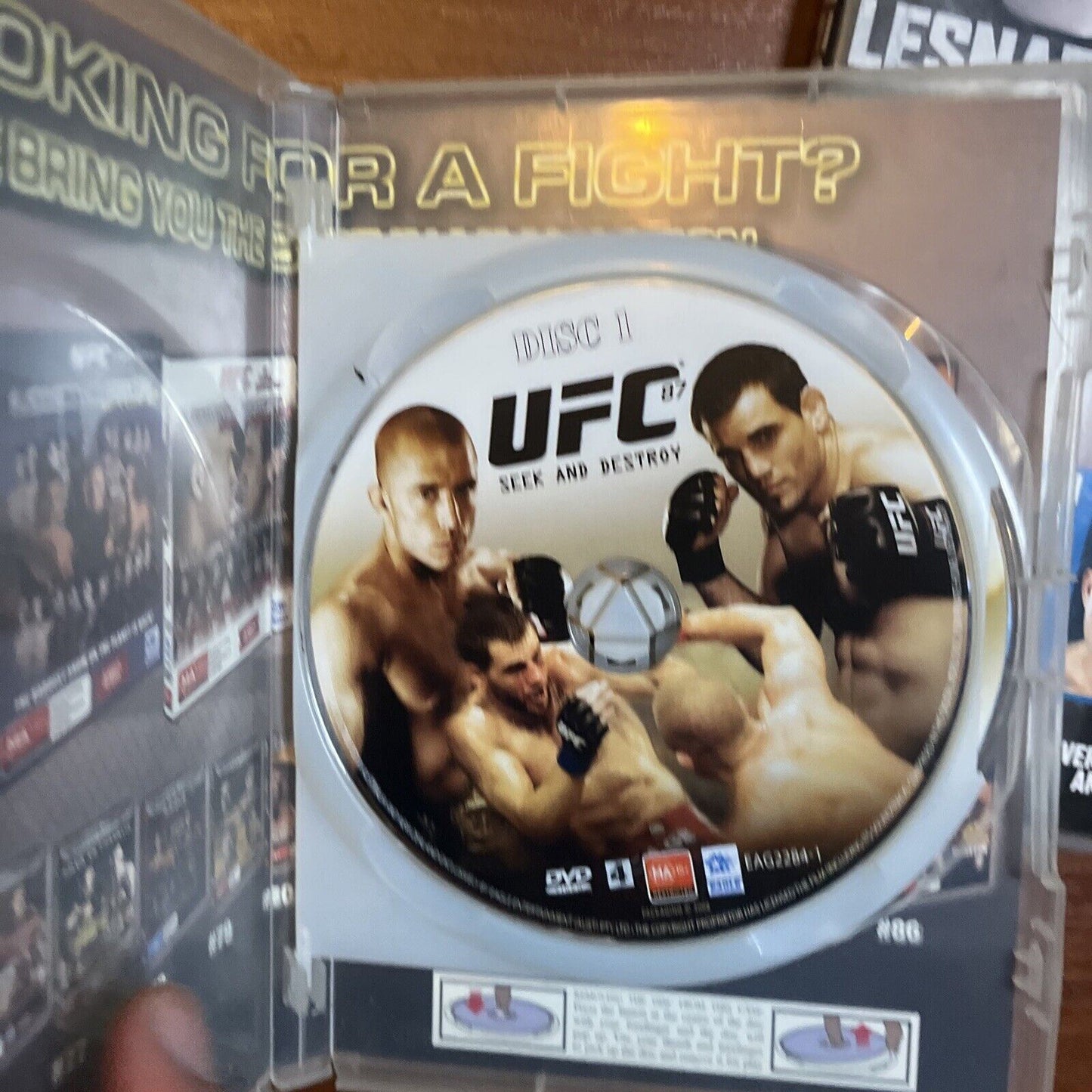 UFC MMA Collection 121, 122, 86, 87, 119 (DVD, 2010, 10-Disc) Region 4