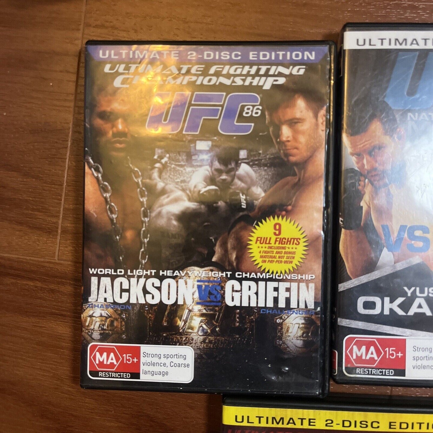 UFC MMA Collection 121, 122, 86, 87, 119 (DVD, 2010, 10-Disc) Region 4