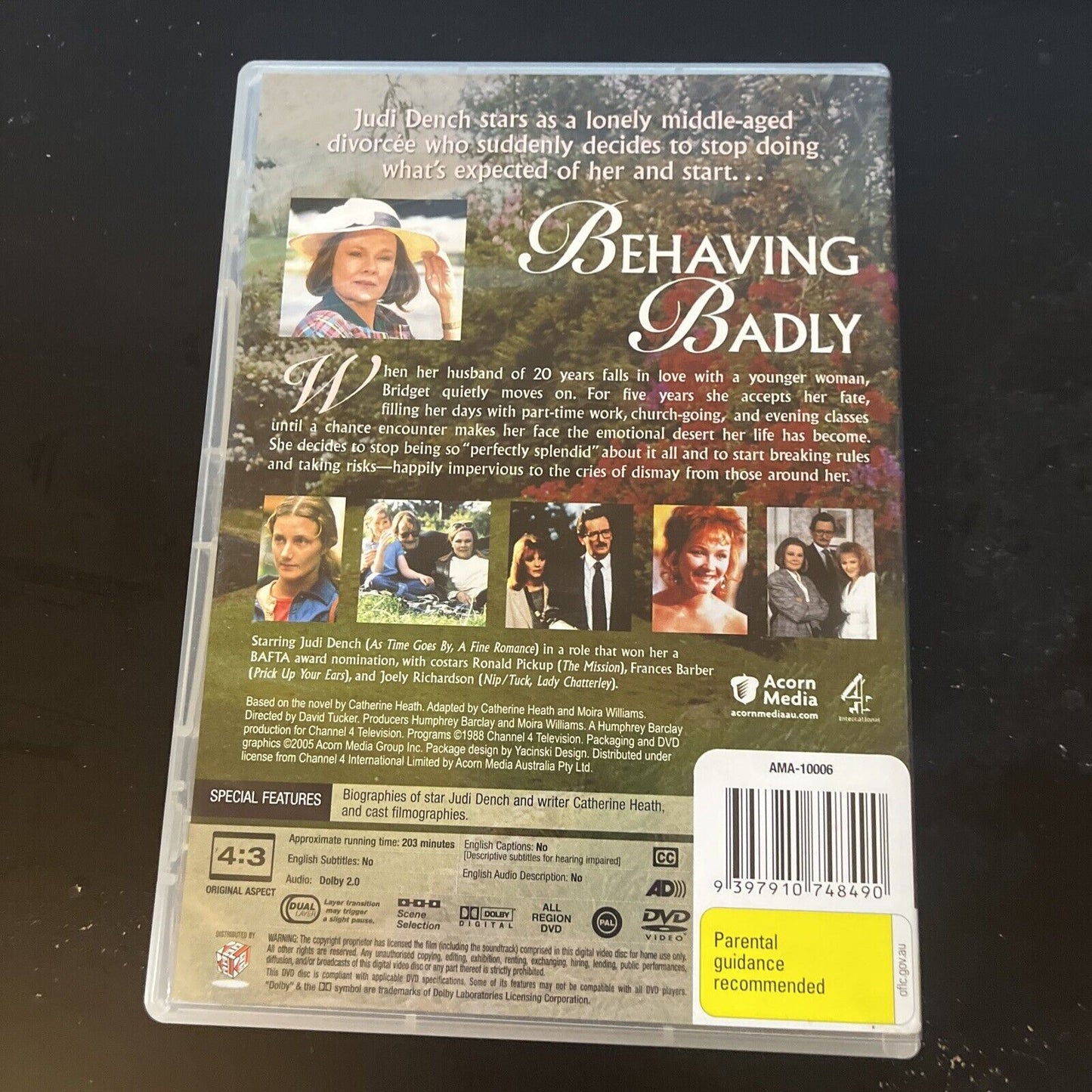 Judi Dench Behaving Badly - Volume 1 & 2 (DVD, 1989, 2-Disc) All Regions