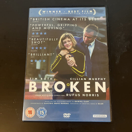 Broken (DVD, 2012) Charlie Booty, Lily James, Tim Roth British Film Region 2 NEW
