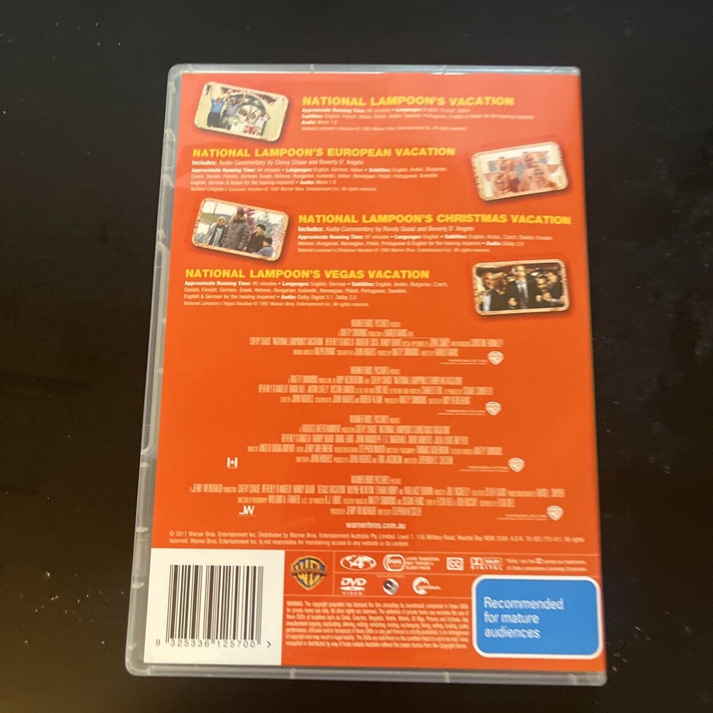 National Lampoon's Vacation Collection (DVD, 2011, 5-Disc Set) Region 4 NEW