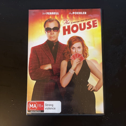 The House (DVD, 2017) Will Ferrell, Amy Poehler, Jason Mantzoukas Region 4 NEW
